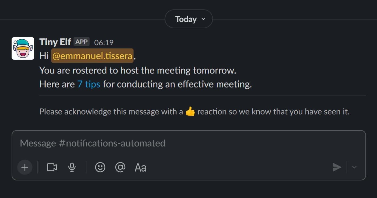 Tiny Elf - a Slack bot with Google sheets and Typescript
